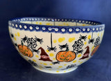 Vena Pumpkin with Hat Off & Spiders Bowl