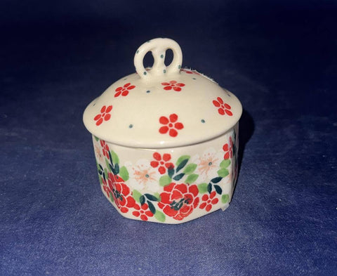 Red Enchanted Mini Trinket Box - Shape: 110 - Pattern: Red Enchanted (2345X)
