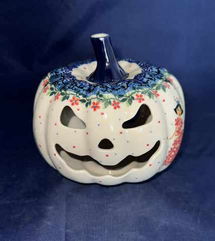 Ceramika Artystyczna Short Brown Hair Princess Medium Luminary Pumpkin