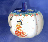 Ceramika Artystyczna Short Brown Hair Princess Medium Luminary Pumpkin