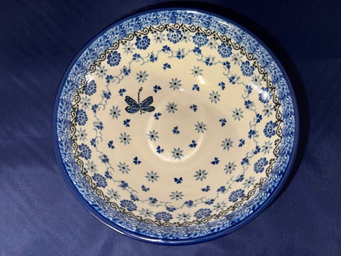 Silverlace with Dragonfly Bowl - Shape: 058 - Pattern: Silverlace with Dragonfly (2009)