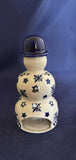 Maldur Snowflakes & Stars Luminary Snowman