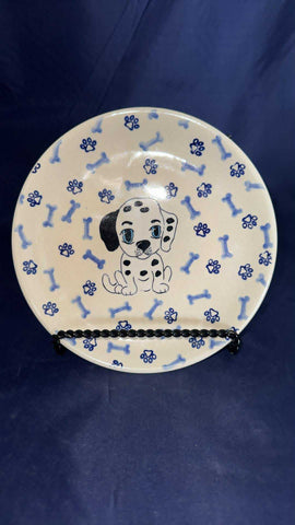 Moja Sparky with Bones & Paws Dessert Plate