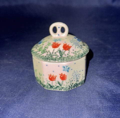 Spring Bouquet Mini Trinket Box - Shape: 110 - Pattern: Spring Bouquet (2903)