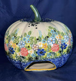 Kalich Springtime Delight with Spiders Large Luminary Pumpkin