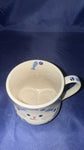 Moja Blue Cat Straight Mug with Fish and Paws Unikat