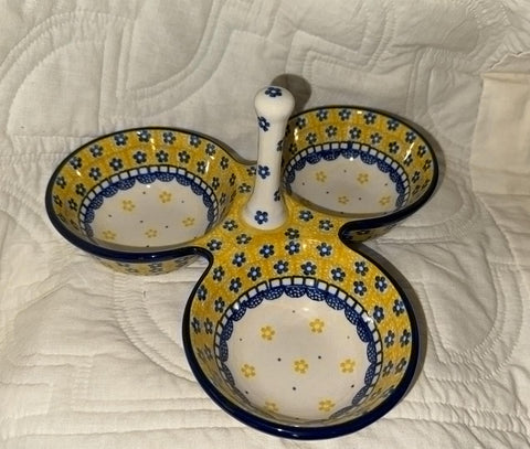 Sunburst Condiment Dish - Shape: B34 - Pattern: Sunburst (859)