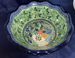 Ceramika Artystyczna U2211 Large Berry Bowl with Plate