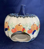Ceramika Artystyczna U3015 Large Luminary Pumpkin - Shape: D40 - Pattern: U3015
