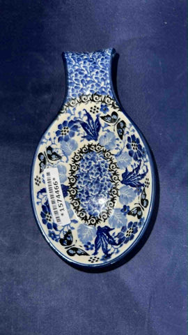 Ceramika Artystyczna U3376 Spoon Rest with Handle - Shape: A26 - Pattern: U3376