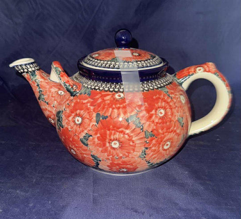Ceramika Artystyczna U3428 Teapot  - Shape: 444 - Pattern: U3428 (M. Iwicki)
