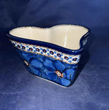 Ceramika Artystyczna U408 Heart Bowl - Shape: 081 - Pattern: U408