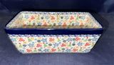 Ceramika Artystyczna U4858 8" Loaf Pan - Shape: 603 - Pattern: U4858