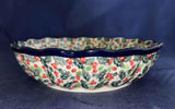 Ceramika Artystyczna U4874 9" Scalloped Bowl - Shape: 974 - Pattern: U4874 (T. Liana)