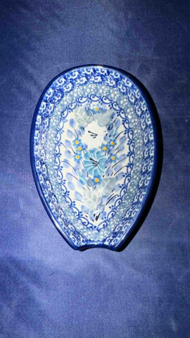 Ceramika Artystyczna U4976 Spoon Rest - Shape: 381 - Pattern: U4976 (T. Liana)