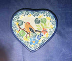 Ceramika Artystyczna U5098 Small Heart Dish - Shape: B64 - Pattern: U5098