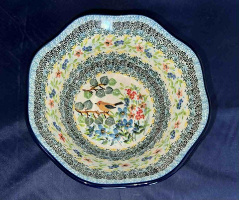 Ceramika Artystyczna U5098 Small Wavy Bowl - Shape: 691 - Pattern: U5098