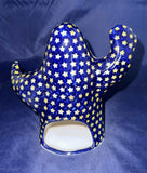 Ceramika Zebra Yellow Stars Large Luminary Ghost