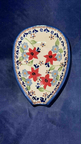Manufaktura Zo Girl Spoon Rest - Shape: P-093 - Pattern: Zo Girl (REND)