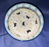 Ceramika Artystyczna Cats in the Moonlight Ice Cream Bowl - Shape: 017 - Pattern: Cats in the Moonlight (2153)