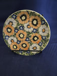 Kaola 7 Inch Dessert Plate - Unikat Orange and White Poppies
