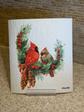 Cardinal Couple Swedish Dishcloth | Sponge Cloth