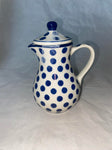 Blue Dot Small Pitcher - Pattern Blue Dot