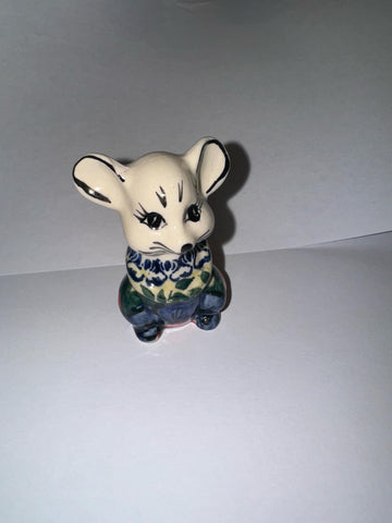 Poppy Mouse Figurine - Pattern Poppy