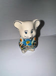 Blue Garden Mouse Figurine - Pattern Blue Garden