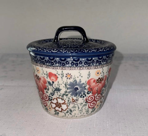 Sweet Pea Canister with Lid - Shape P-159 - Pattern Sweet Pea (EO38)