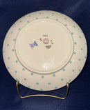 Blue Daisy 10" Plate - Shape: T-132 - Pattern: Blue Daisy