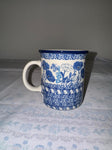 Blue Poppie Sm. Straight Mug - Pattern Blue Poppie