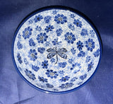 Ceramika Artystyczna Hidden Dragonfly Small Tulip Bowl - Shape: F18 - Pattern: Hidden Dragonfly (1443X)