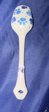 Ceramika Artystyczna Blue Paw Print Shovel Spoon - Shape: 889 - Pattern: Blue Paw Print