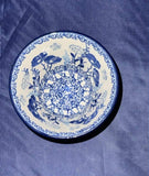 Ceramika Artystyczna Blue Poppy with Butterfly Small Straight Bowl - Shape: E95 - Pattern: Blue Poppy with Butterfly (2902X)