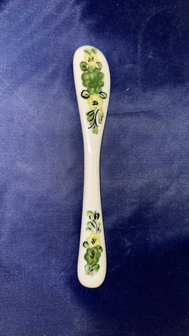 Spreader Knife - Green Floral - Fajans