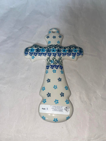 Blue Vine Cross - Shape 533 - Pattern Blue Vine (2250)