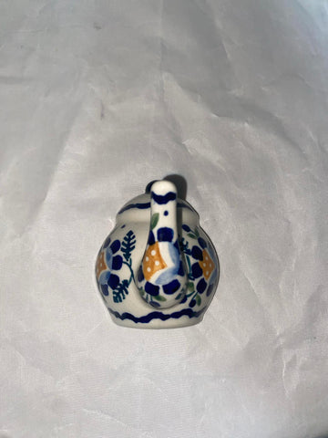 Cornflower Teapot Key Holder - Shape W-002 - Pattern Cornflower