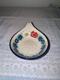 Flower Celebration Handled Spoon Rest - Shape 174 - Pattern Flower Celebration