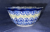 Ceramika Artystyczna Coral Bell Small Ruffled Bowl - Shape 916 - Pattern Coral Bell (1437)