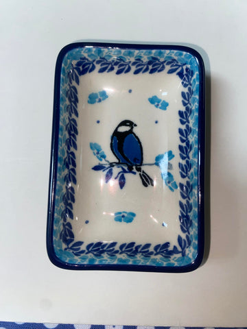 Blue Jay Soy Sauce Holder - Shape C20 - Pattern Blue Jay (2529)