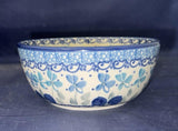 Ceramika Artystyczna Blue Orchids Ice Cream Bowl - Shape: 017 - Pattern: Blue Orchids (2898)