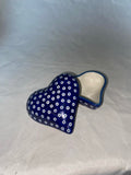 Blue Elegance Heart Box - Shape P-013 - Pattern Blue Elegance (70MI)