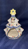 Vena Pinecones with Holy Luminary Tree - Shape: 188 - Pattern: Pinecones with Red Holy