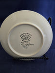 Kaola 7 Inch Dessert Plate - Unikat Orange and White Poppies