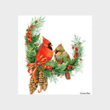 Cardinal Couple Swedish Dishcloth | Sponge Cloth