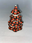 Red Dots Small Christmas Tree - Shape 512 - Pattern Red Dots