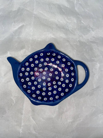 Blue Elegance Teabag Holder - Shape P-094 - Pattern Blue Elegance (70MI)