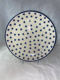 Blue Star 10'' Dinner Plate w/ Hook - Shape S223A - Pattern Blue Star (359A)