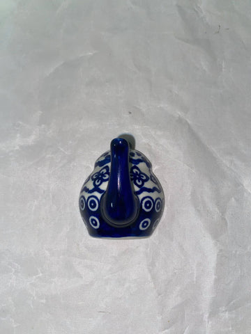 Diamond Lattice Teapot Hook - Shape W-009 - Pattern Diamond Lattice (EOK)